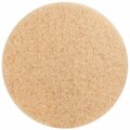 3M 3400 20in Tan Burnishing Floor Pad, 5PK 399203400TN